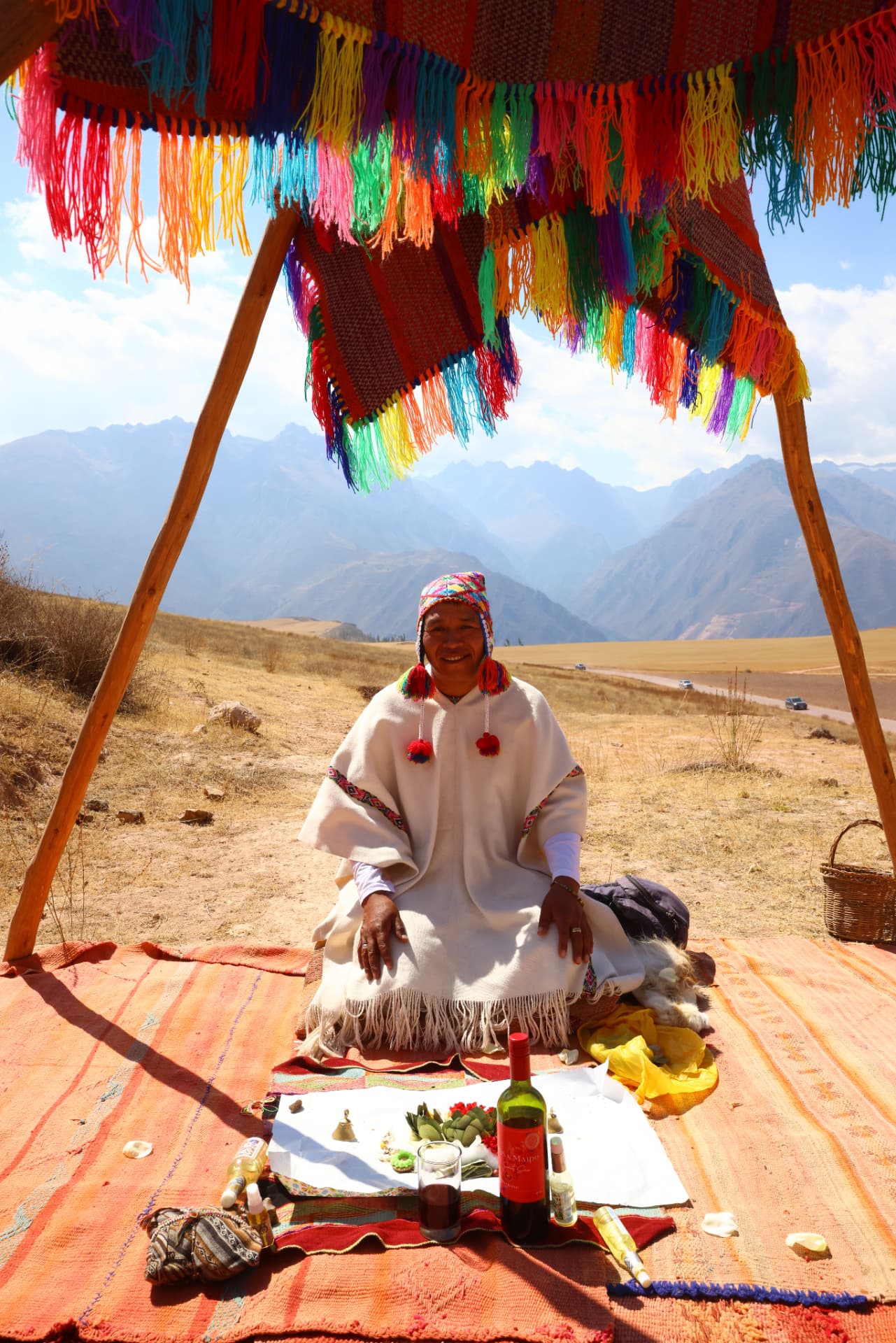 Local experience photographed in Peru
